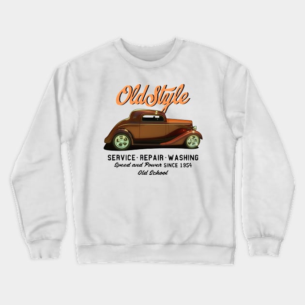 Hot Rod Crewneck Sweatshirt by Akira31